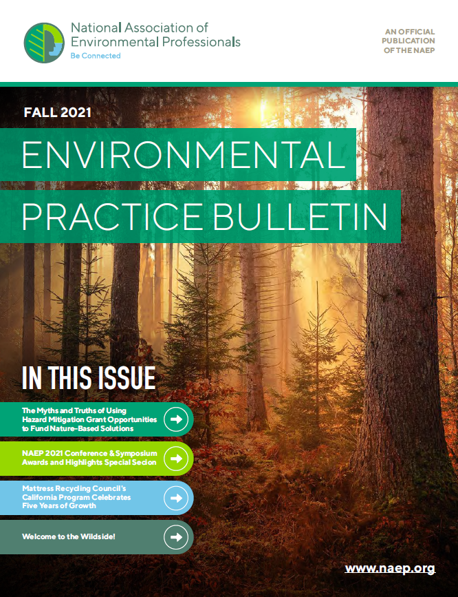 NAEP Environmental Practice Bulletin: Fall 2021 Issue